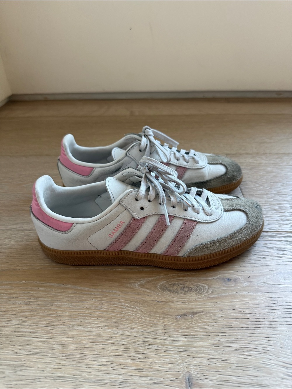 Adidas Samba Pink Sneaker Sz 3